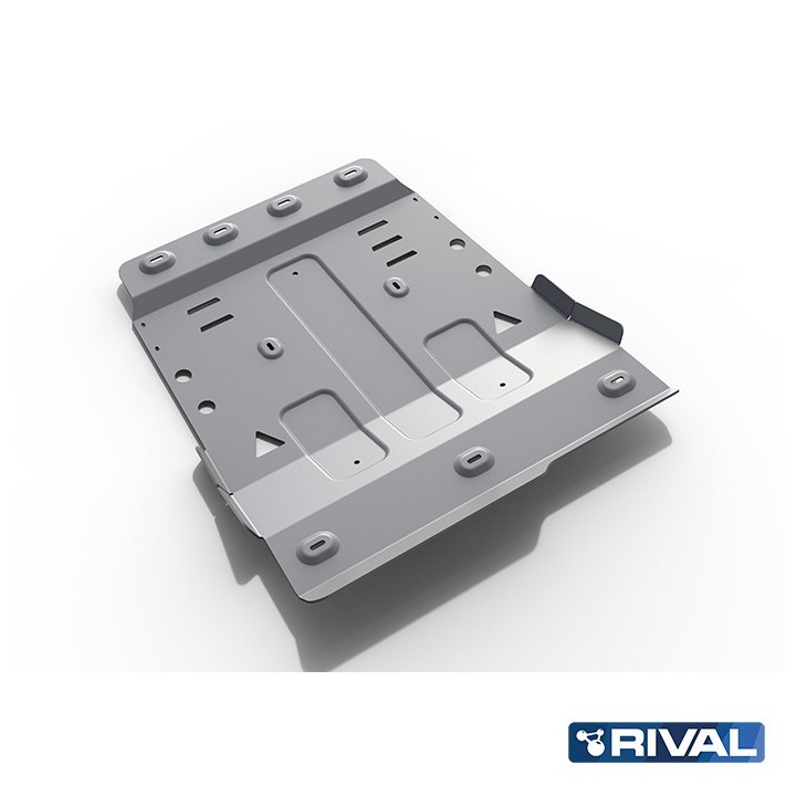 Osłona skrzyni biegów i reduktora Rival — aluminium 4 mm — VW Amarok 2016-2020 - ujęcie 2