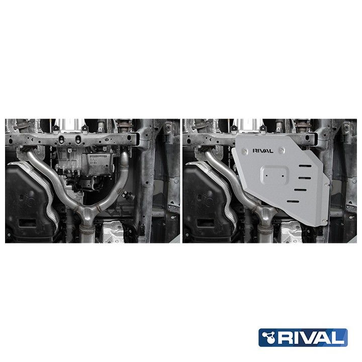 Osłona reduktora Rival — aluminium 6 mm — Toyota Land Cruiser 300 od 2021 - ujęcie 3
