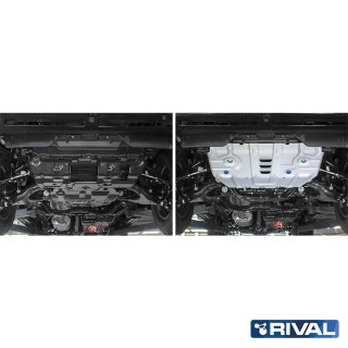 Osłona Rival 4 mm — chłodnica Toyota Prado 150 / silnik Lexus GX 460 2009-2023 - ujęcie 2