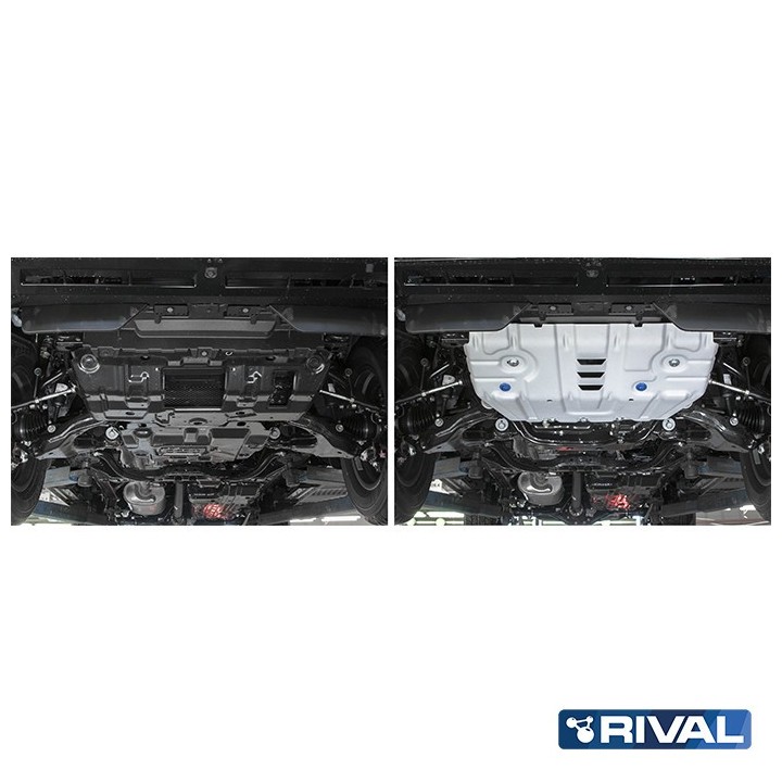 Osłona Rival 4 mm — chłodnica Toyota Prado 150 / silnik Lexus GX 460 2009-2023 - ujęcie 2
