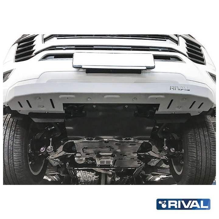 Osłona przedniego zderzaka Rival — aluminium 6 mm — Toyota Land Cruiser 300 VXR, GXR od 2021 - ujęcie 2