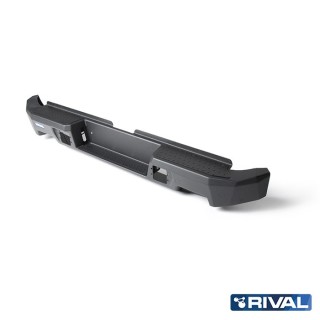 Zderzak tylny aluminiowy Rival z LED — Nissan Navara (Frontier) Double Cab 2014-2021 - ujęcie 2