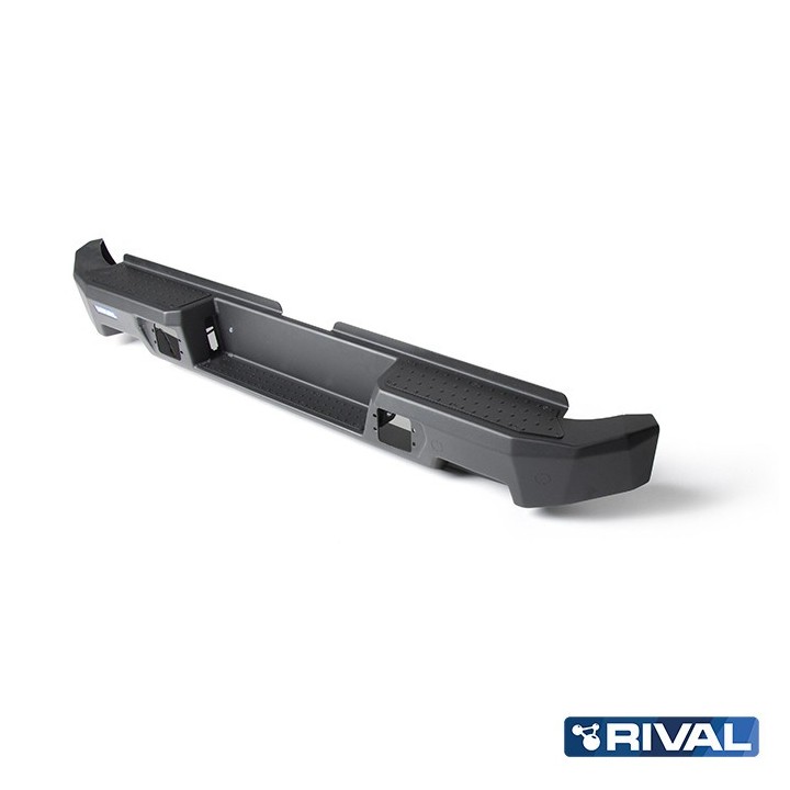 Zderzak tylny aluminiowy Rival z LED — Nissan Navara (Frontier) Double Cab 2014-2021 - ujęcie 2
