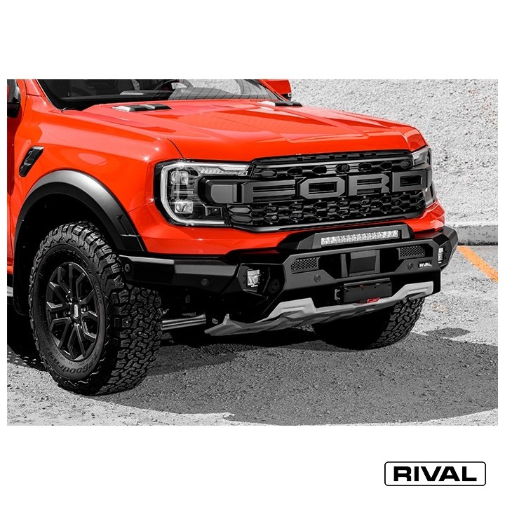 Zderzak przedni aluminiowy Rival 6 mm z oświetleniem LED — Ford Ranger Raptor od 2022 - ujęcie 5