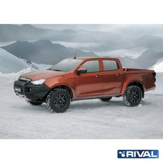 Zderzak przedni aluminiowy Rival bez LED — Isuzu D-Max 2021-2023 - ujęcie 2