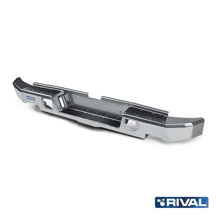 Zderzak tylny aluminiowy Rival bez LED — Mitsubishi L200 2015-2019