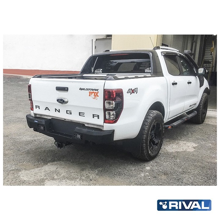Zderzak tylny aluminiowy Rival z oświetleniem LED — Ford Ranger 2011-2022 - ujęcie 5