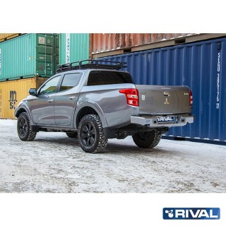 Zderzak tylny aluminiowy Rival bez LED — Mitsubishi L200 2015-2019 - ujęcie 2