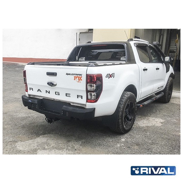 Zderzak tylny aluminiowy Rival z oświetleniem LED — Ford Ranger 2011-2022 - ujęcie 6