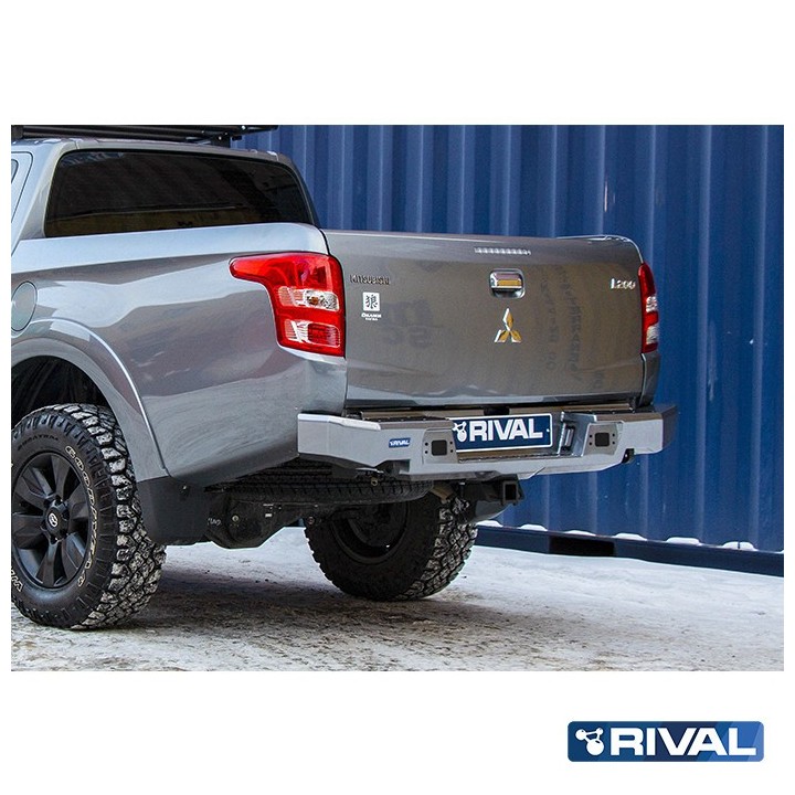 Zderzak tylny aluminiowy Rival bez LED — Mitsubishi L200 2015-2019 - ujęcie 3