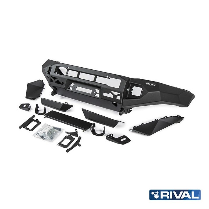 Zderzak przedni aluminiowy Rival ze światłami LED — Ford Ranger 2011-2015, 2015-2022 - ujęcie 2