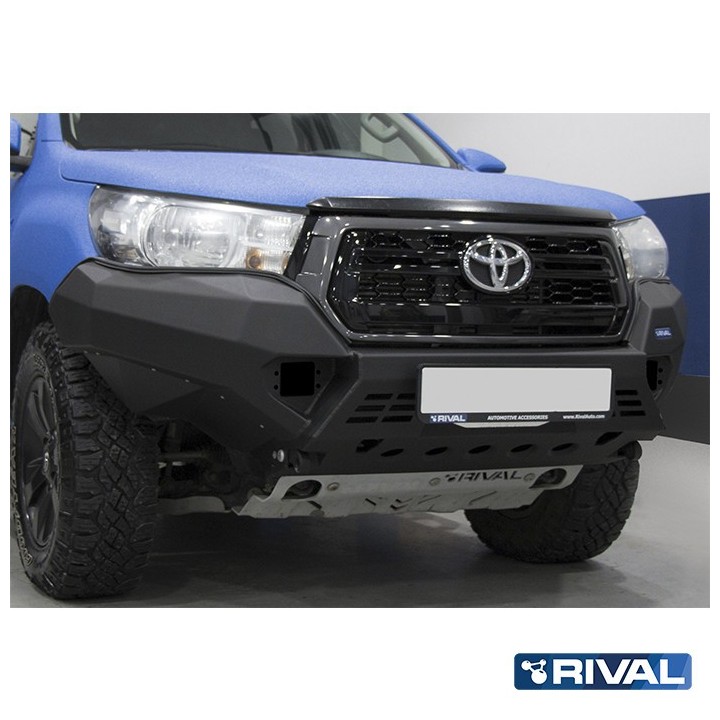 Zderzak przedni aluminiowy Rival z LED — Toyota Hilux 2017-2020 - ujęcie 9