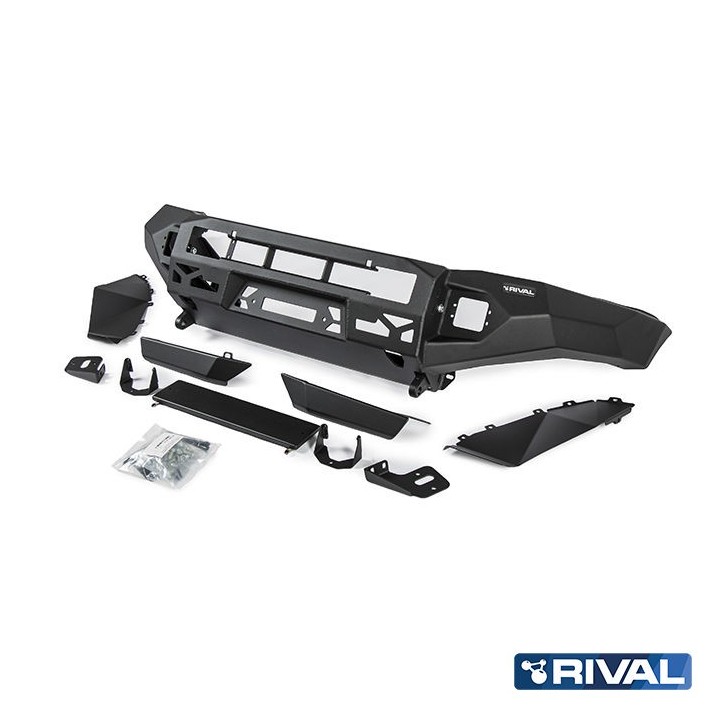 Zderzak przedni aluminiowy Rival ze światłami LED — Ford Ranger 2011-2015, 2015-2022 - ujęcie 3