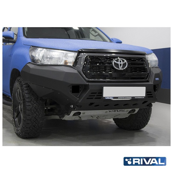 Zderzak przedni aluminiowy Rival z LED — Toyota Hilux 2017-2020 - ujęcie 10