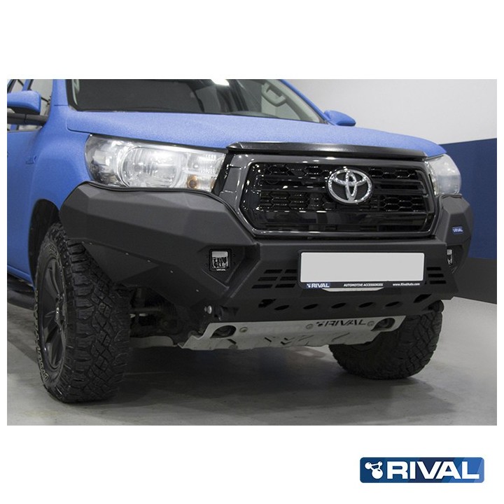 Zderzak przedni aluminiowy Rival z LED — Toyota Hilux 2017-2020 - ujęcie 12
