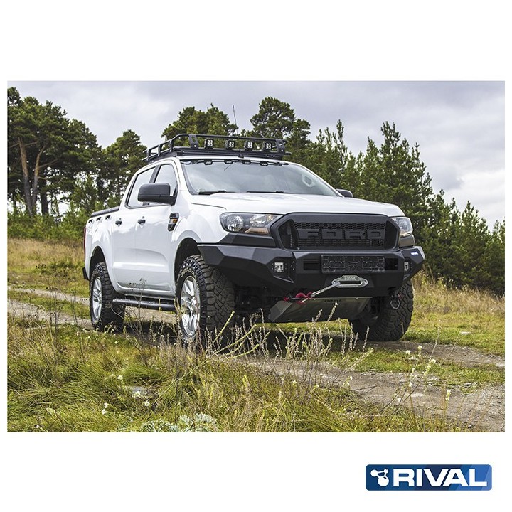 Zderzak przedni aluminiowy Rival ze światłami LED — Ford Ranger 2011-2015, 2015-2022 - ujęcie 7