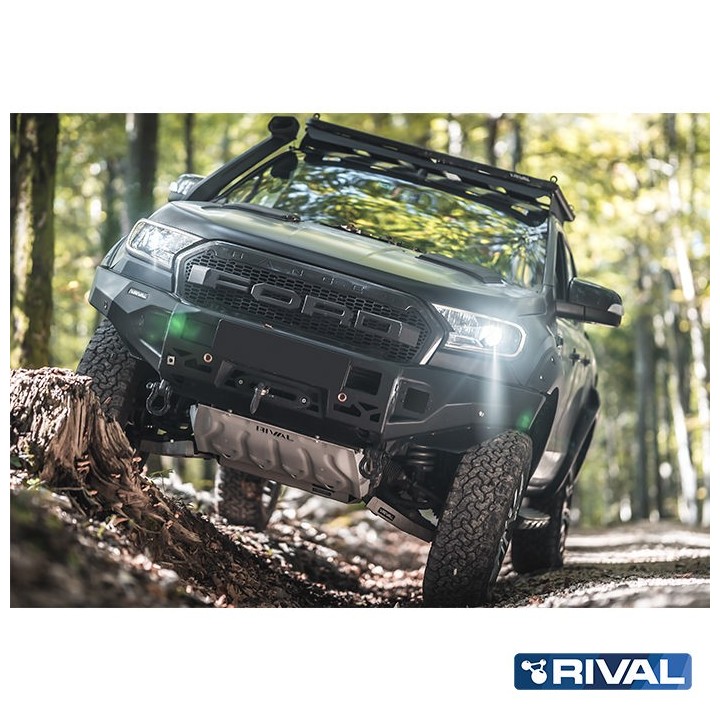 Zderzak przedni aluminiowy Rival ze światłami LED — Ford Ranger 2011-2015, 2015-2022 - ujęcie 10