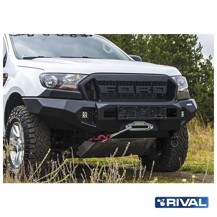 Zderzak przedni aluminiowy Rival ze światłami LED — Ford Ranger 2011-2015, 2015-2022 - ujęcie 11