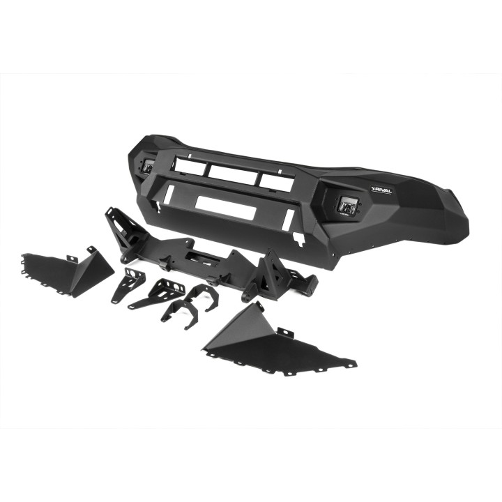 Zderzak przedni aluminiowy Rival z LED — Toyota Hilux Vigo 2011-2015 - ujęcie 5