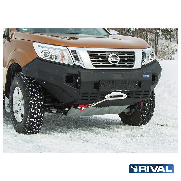 Zderzak przedni aluminiowy Rival bez LED — Nissan Navara (Frontier) 2014-2021 - ujęcie 3