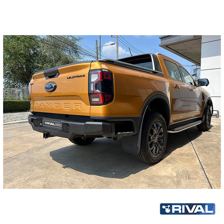 Zderzak tylny aluminiowy Rival bez LED — Ford Ranger od 2022 - ujęcie 3