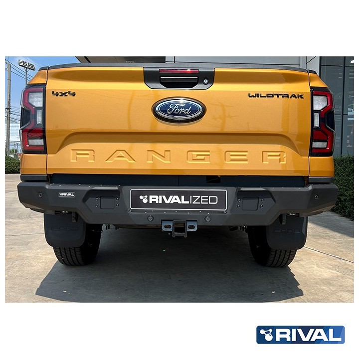 Zderzak tylny aluminiowy Rival bez LED — Ford Ranger od 2022 - ujęcie 4