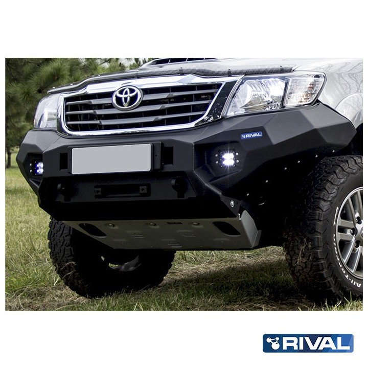 Zderzak przedni aluminiowy Rival z LED — Toyota Hilux Vigo 2011-2015 - ujęcie 11