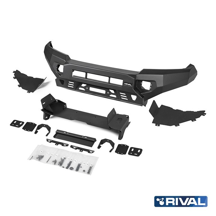 Zderzak przedni aluminiowy Rival z LED — Toyota Land Cruiser 200 2007-2015