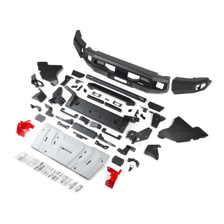 Zderzak przedni aluminiowy Rival z oświetleniem LED — Toyota Land Cruiser Prado 250 od 2024