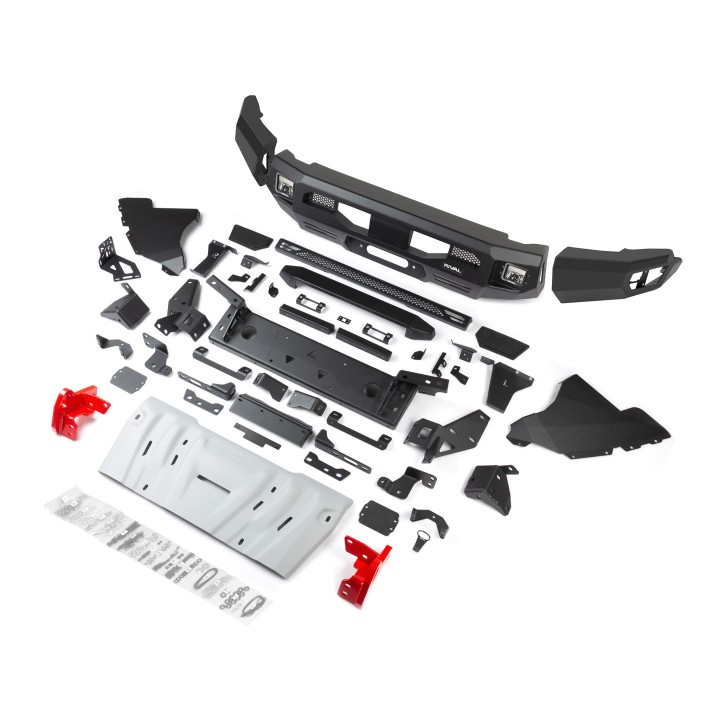 Zderzak przedni aluminiowy Rival z oświetleniem LED — Toyota Land Cruiser Prado 250 od 2024 - ujęcie 2