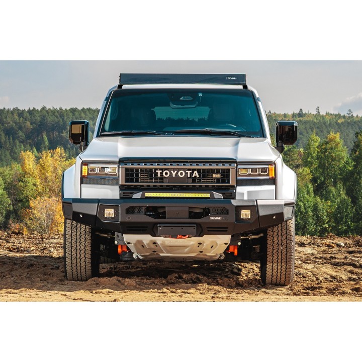 Zderzak przedni aluminiowy Rival z oświetleniem LED — Toyota Land Cruiser Prado 250 od 2024 - ujęcie 4