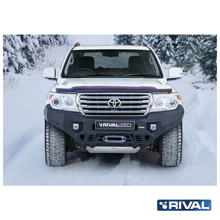 Zderzak przedni aluminiowy Rival z LED — Toyota Land Cruiser 200 2007-2015 - ujęcie 4