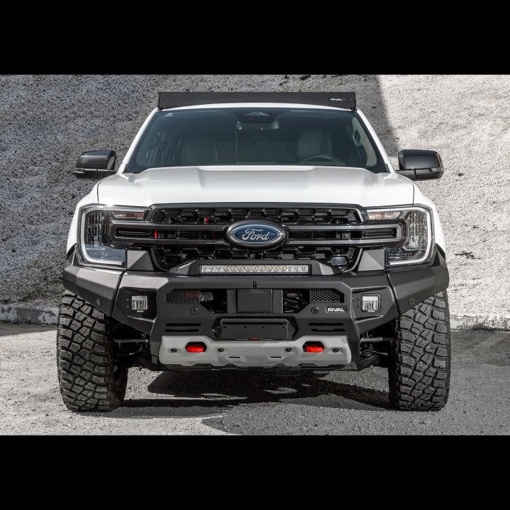 Zderzak przedni aluminiowy Rival ze światłami LED — Ford Ranger od 2022 - ujęcie 3