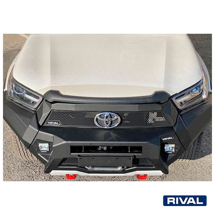Zderzak przedni aluminiowy Rival bez LED — Toyota Hilux 2020-2022 - ujęcie 6