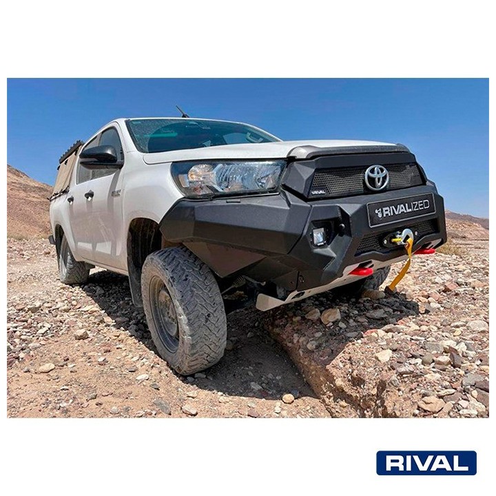Zderzak przedni aluminiowy Rival bez LED — Toyota Hilux 2020-2022 - ujęcie 7