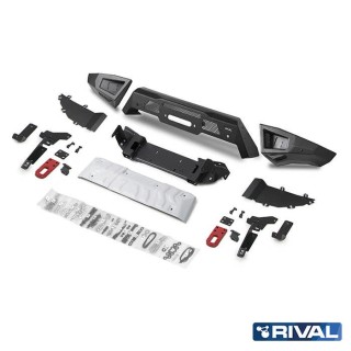Zderzak przedni aluminiowy Rival bez LED — Toyota Land Cruiser 300 od 2021