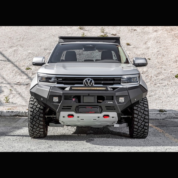Zderzak przedni aluminiowy Rival z oświetleniem LED — Volkswagen Amarok od 2022 - ujęcie 3