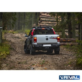 Zderzak tylny aluminiowy Rival — Volkswagen Amarok 2010-2020 - ujęcie 2
