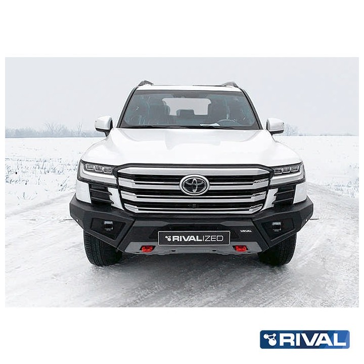 Zderzak przedni aluminiowy Rival bez LED — Toyota Land Cruiser 300 od 2021 - ujęcie 3