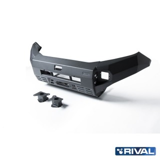 Zderzak przedni aluminiowy Rival 6 mm z oświetleniem LED — Nissan Navara 2014-2021 - ujęcie 2