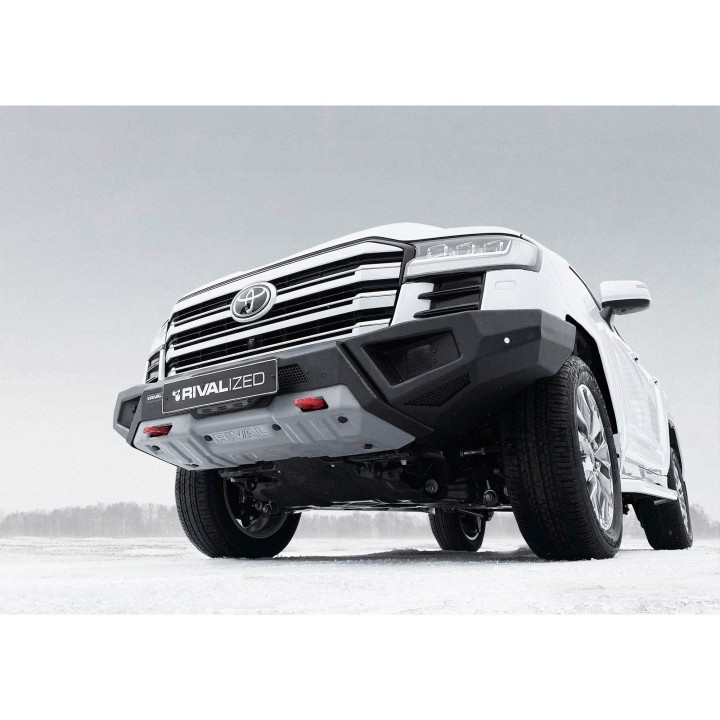 Zderzak przedni aluminiowy Rival bez LED — Toyota Land Cruiser 300 od 2021 - ujęcie 5