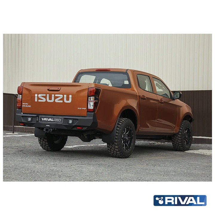 Zderzak tylny aluminiowy Rival bez LED — Isuzu D-Max 2021-2023 - ujęcie 2