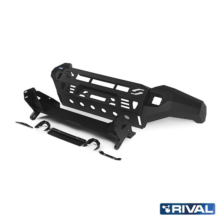 Zderzak przedni aluminiowy Rival z LED — Toyota Land Cruiser 200 2015-2021