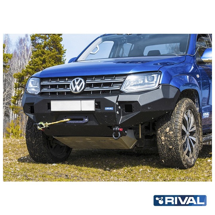 Zderzak przedni aluminiowy Rival z oświetleniem LED, czarny — Volkswagen Amarok 2010-2016 i 2016-2020 - ujęcie 10