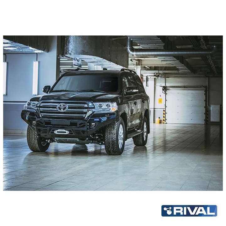 Zderzak przedni aluminiowy Rival z LED — Toyota Land Cruiser 200 2015-2021 - ujęcie 4
