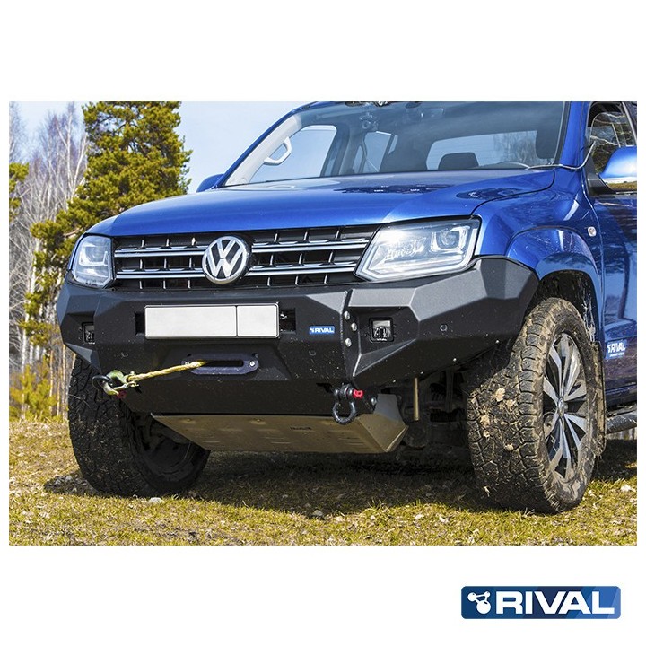 Zderzak przedni aluminiowy Rival z oświetleniem LED, czarny — Volkswagen Amarok 2010-2016 i 2016-2020 - ujęcie 12