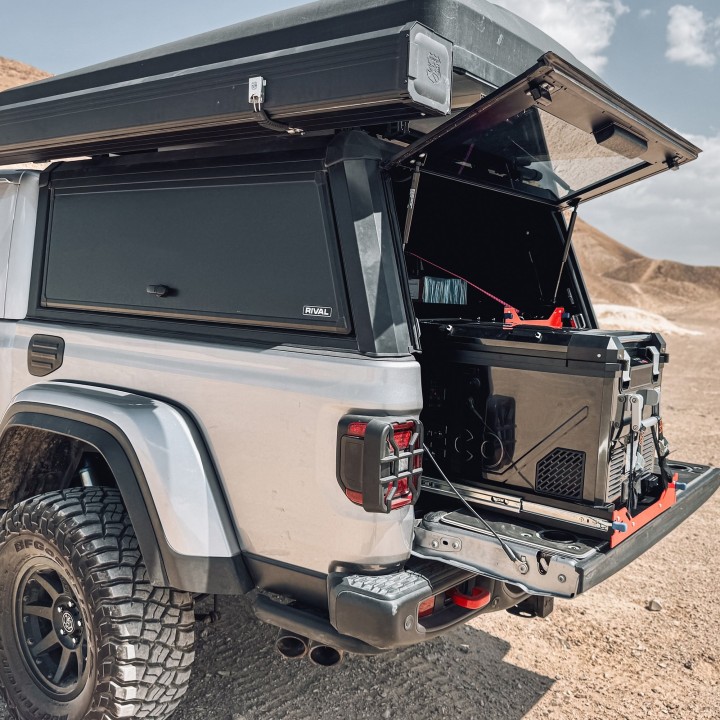 Aluminiowa zabudowa paki Rival (Double Cab) — Jeep Gladiator od 2018 - ujęcie 10