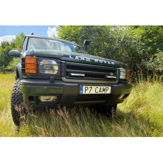 Mocowania lamp LED w atrapę Land Rover Discovery II
