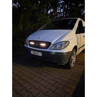 Mocowania lamp LED w atrapę Mercedes Vito W639 03-14
