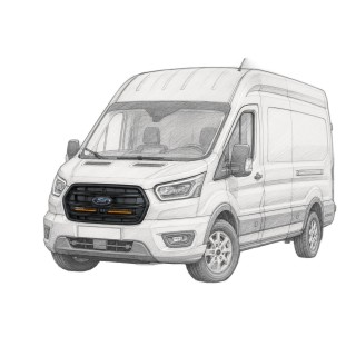 Lampy LED OSRAM w atrapę Ford Transit V363 od 2019